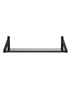 Seinähyllykokonaisuus 80 cm leveä, mustalakka