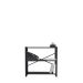 LUNDIA CLASSIC LOW OPEN SHELF, BLACK